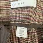 Cato Women Pants 18W Beige Plaid Wide Leg Retro Style 70s Academia Preppy Office Photo 1