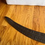 Wide Brown Leather Belt Silver Hook Topaz Smokey Quartz Boho Statement Belt 39" Photo 6