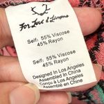 For Love & Lemons For‎ Love & Lemons Floral Pink Mini Dress Women's Medium Tiered Lace Trim Photo 7