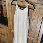 A New Day NWT Women's Sequin Midi A-Line Dress  Cream‎ White Bridal Sparkly XL Photo 3