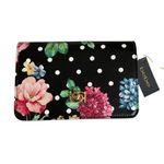 Bebe women's kimberly floral black small crossbody bag clutch gold hardware Photo 1
