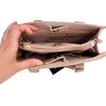 Bebe NWT Zaza Crystal Logo Mini Satchel Bag Pink Photo 19