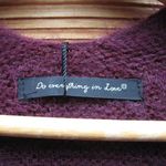 Do Everything In Love NWT Super Soft Maroon Bell Sleeve Cardigan Sweater S M L XL Photo 9