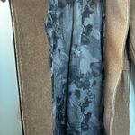 SOIA & KYO Wool Blend Asymmetrical Zip Camel Coat Size Medium Quiet Luxury Photo 5