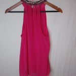 ZARA  Trafaluc S Pink Beaded Tank Top Photo 1