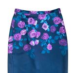 ERIN by Erin Fetherston Black Midi Pencil Skirt Business Casual Office Siren 4 Purple Photo 1