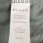 Athleta Women's 3/4 Zip Fast Track Ruching Pockets Workout Yoga Top Large Photo 3