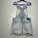 Abercrombie & Fitch  Overall Skirt Light Wash Denim Mini Dress Women’s Size S Photo 1