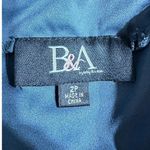 Betsy and Adam B&A by Sequined Ruffled Gown Women's Petite 2P Gray Scallop Sleeve Photo 7