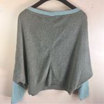 Free People Intimately  Blue Monday‎ Fleece Boho Pullover Womens Size Small Photo 3