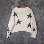 Aakaa  Starry Night Sweater Fairy Chunky Cozy Long Sleeve Sweater Size M Photo 5