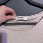 Zenana  beige tee shirt dress with flutter sleeves Photo 1