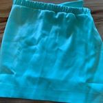 For Love & Lemons Aqua Satin Marie Mini Skirt Photo 0