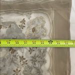 Liz Claiborne Collection Beige Floral Silk Blouse Shirt Set Womens Size Large Tan Photo 8