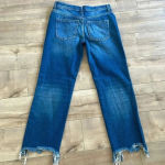 Free People NWT  We The Free Maggie Mid Rise Straight In Sequoia Blue Sz 25 Photo 9