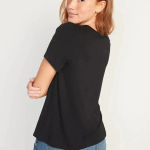 Old Navy  Luxe Crew-Neck T-Shirt for Women Medium‎ Photo 3