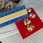 Coco + Carmen NWT Christmas Holiday pierced earrings lot Photo 6