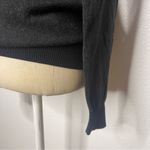 J.Crew  Size Small Sweater Black Over Tan Underlay 100% Cotton Photo 3