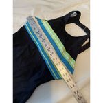Vintage 70s Cole of California Bathing Suit Black Striped Mod MCM Movie Prop‎ Size 6 Photo 6