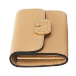 Valentino Garavani V Logo Card Case in Cappuccino Womens Leather Wallet Photo 2