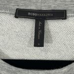 BCBGMAXAZRIA Whitnie Gray Crewneck French Terry Pullover Sweatshirt Dress Size S Photo 2