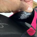 Jessica Simpson  Neon Pink and Olive Camo Slides Photo 6