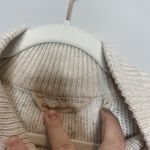 Soft Surroundings  Kuka Quarter Zip Sweater Wool Blend Cream Gold Size M Photo 9