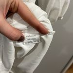 Princess Polly White sparkled V-neck puff long sleeve mini dress Photo 7