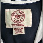 47 Brand ‘ MLB Milwaukee Brewers Baseball Navy Blue Women’s Hoodie Sweatshirt M Photo 2