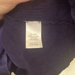 Coldwater Creek  Silk Knit Sweater Purple Turtleneck short sleeves ribbed sz M Photo 3