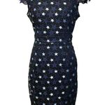 Romeo + Juliet Couture NWT Navy Blue Black Stars Embroidered Sheath Dress  New Photo 2