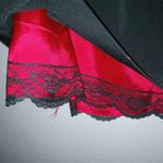 Jessica Howard  14P Sexy Skirt Suit Black Red Accent Lace Petite Photo 3