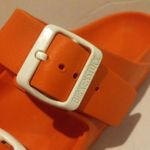 Birkenstock  Arizona Essentials EVA Sandals-Size 38/7.5-Orange-Water Friendly Photo 5