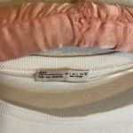 ZARA  white ruffled long sleeve T-shirt Photo 2