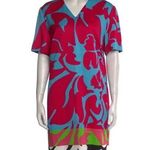 ESCADA All over Print Colorblock Fantasy Color Shift Dress Size 38 US 8 NWT$1595 Photo 1