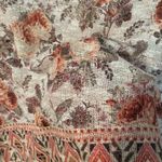 Late August  floral short sleeve summer tunic-style sweater top. Photo 3