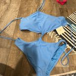 Fabletics  Cutout One-Piece Swimsuit Women’s Blue Island Resort NEW Photo 7