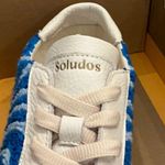 Soludos  Ibiza Platform Sneaker 7 Marine Blue Psychedelic Spiral $150 Retail NEW Photo 4