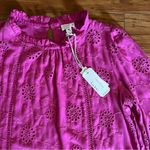 Nicole Miller Embroidered Eyelet Blouse New Medium Photo 1