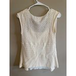 Old Navy  Womens Cream Knit Layered Vest Top Size S Photo 3