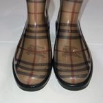 Burberry Haymarket classic rubber rain boots women’s size 38 made in Italy Photo 7