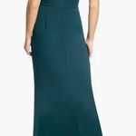 Dress the Population NWOT Kai Strapless Slit Gown Maxi PINE sz XS Photo 1