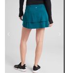 Athleta MOMENTUM SKORT In COASTAL TEAL Size Small Ruffle Tennis Pickleball Skirt Photo 1