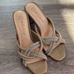 Bella Vita Women's Gold Evening Sandals 8M Photo 3