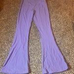 Sunzel Flare‎ Leggings Yoga Pants High Waist Stretch Purple XL Photo 0