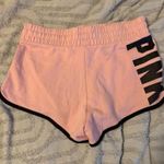 PINK - Victoria's Secret  Light Pink Athletic Shorts with Black Accents, Sz M Photo 1