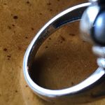 Natural Royston Blue Horizon Turquoise Sterling Silver Cocktail Ring Size 9 Photo 6