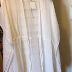 Club Z Kimono Coverup Metallc Stripes Cinched Tie Size XL Photo 4