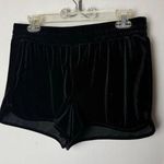 Mossimo Supply Co Mossimo Y2K Shorts Women's Medium Black Velvet Short Shorts Pull On Elastic Photo 1