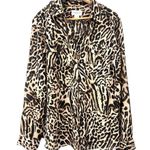 Ralph Lauren Denim & Supply | L | Leopard Animal Print Button Photo 1